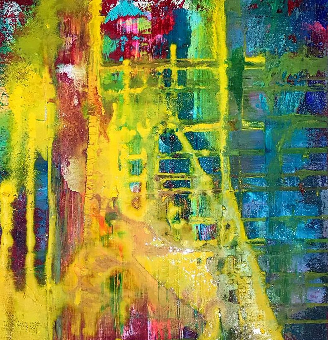 Acrylic painting Apples on the table Melezhik Olga - 5