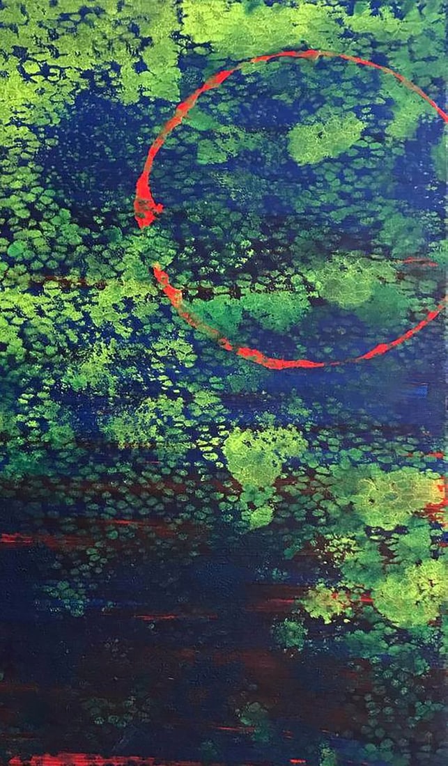 Acrylic painting Bright night Melezhik Olga - 5
