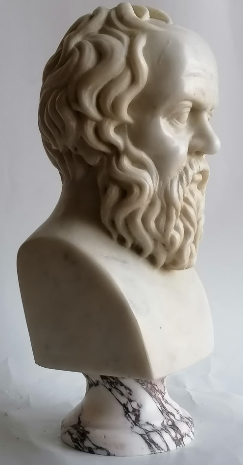 Socrate marble bust - 3
