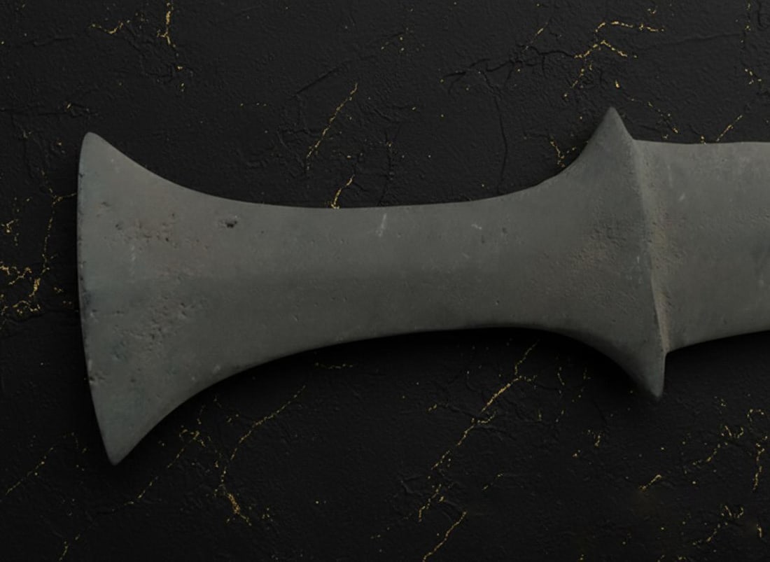 Ancient Scythian Akinak antique Sword Iron Blade Miniature Artifact 5th Century BC - 2