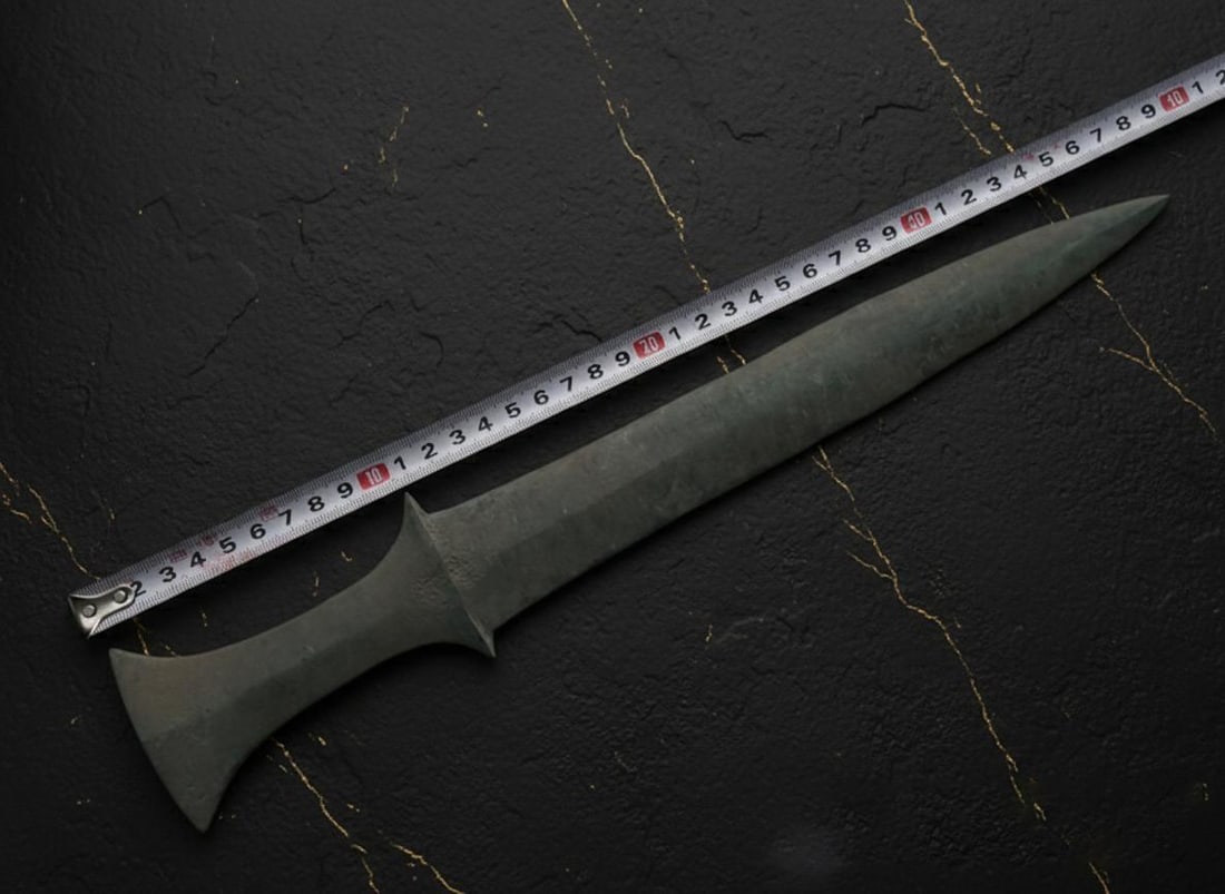 Ancient Scythian Akinak antique Sword Iron Blade Miniature Artifact 5th Century BC - 9