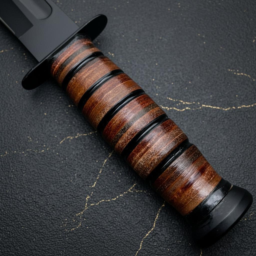 WWII Style Combat Survival Knife 12 Inch Fixed Blade with 420C Steel and Sheath - 4