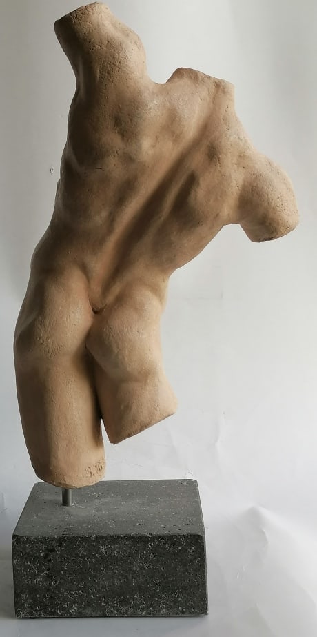 Ceramic male torso - 4