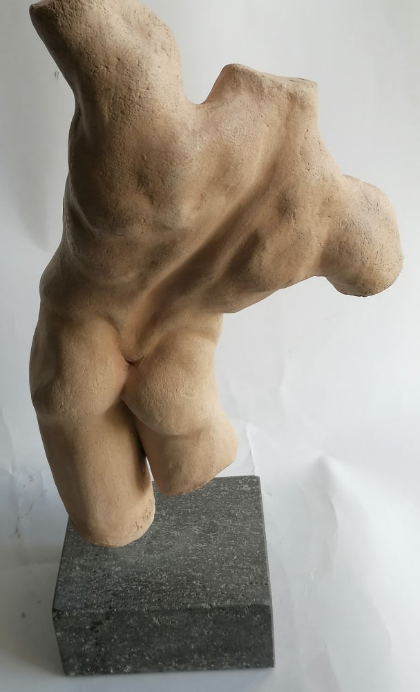 Ceramic male torso - 5