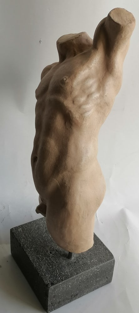 Ceramic male torso - 6