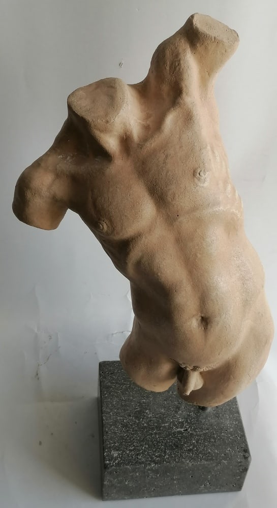 Ceramic male torso - 7