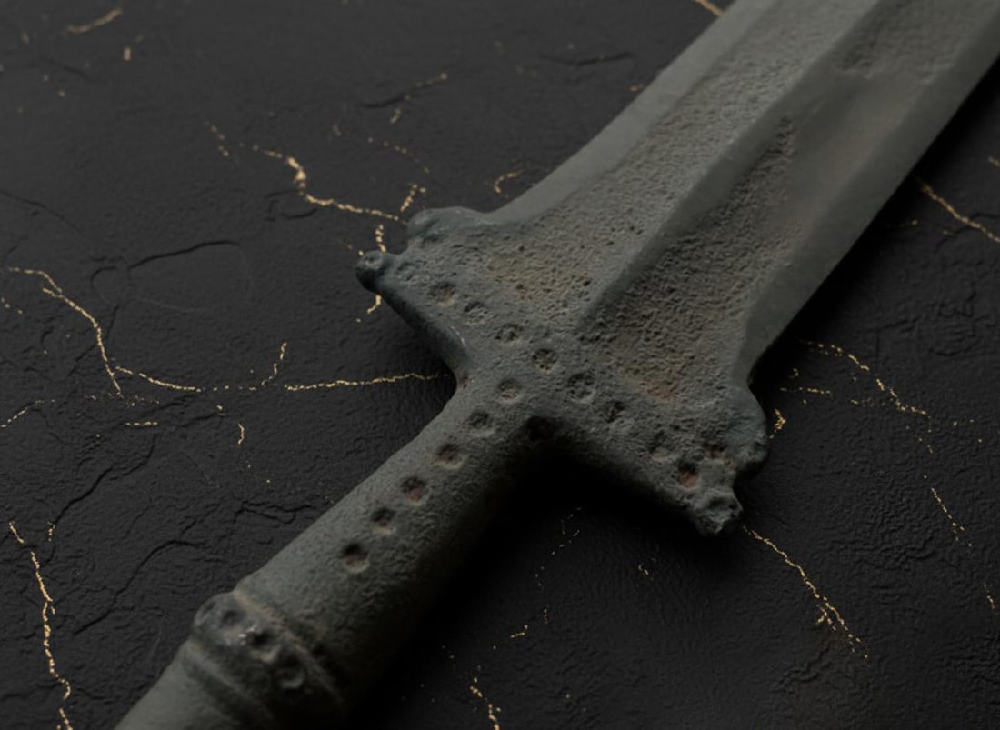 Ancient Scythian Akinak Dagger Collectible Short Sword 30 cm - 3