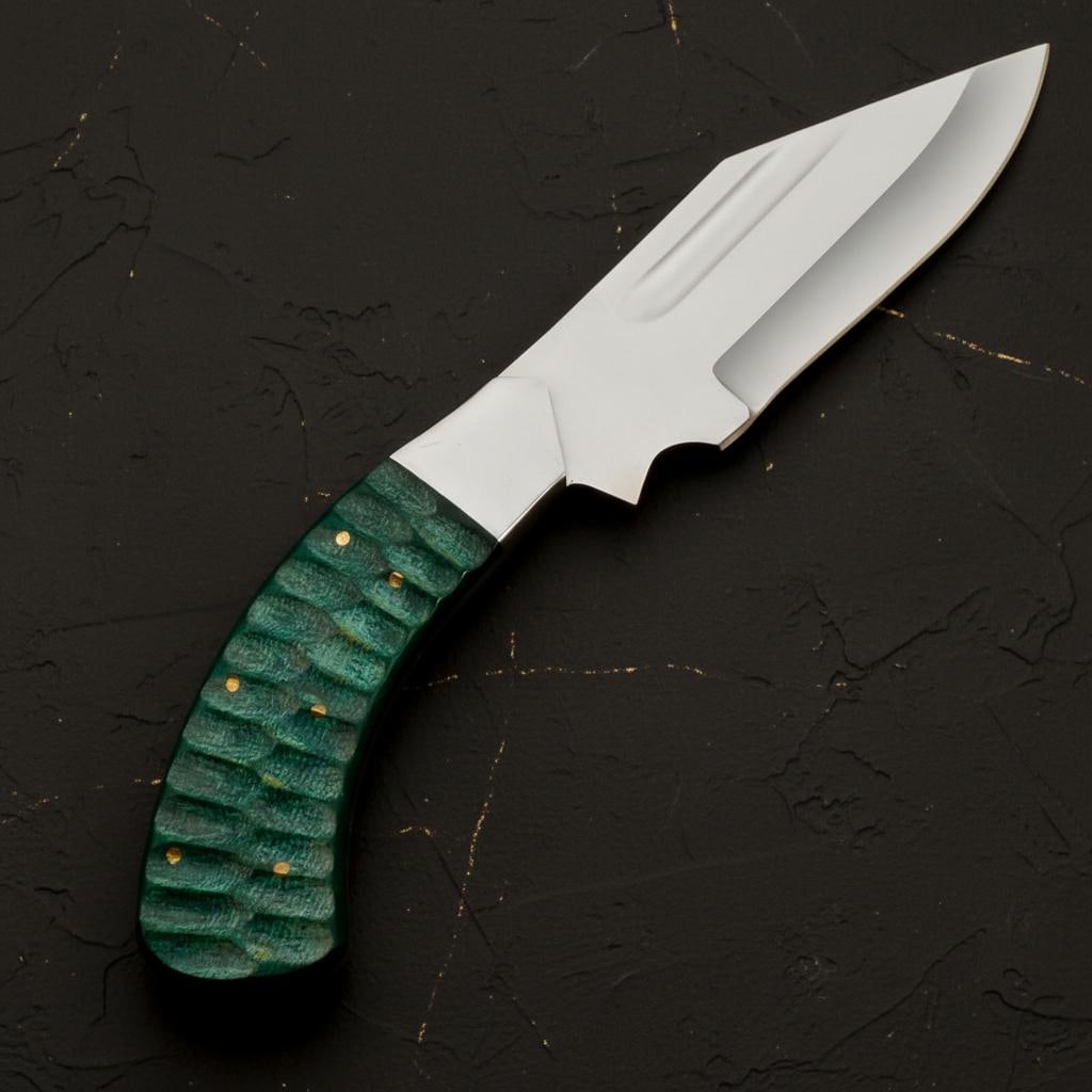 Custom Handmade D2 Steel Bowie Knife 15" Hunting Survival Knife w/ Leather Sheath - 4