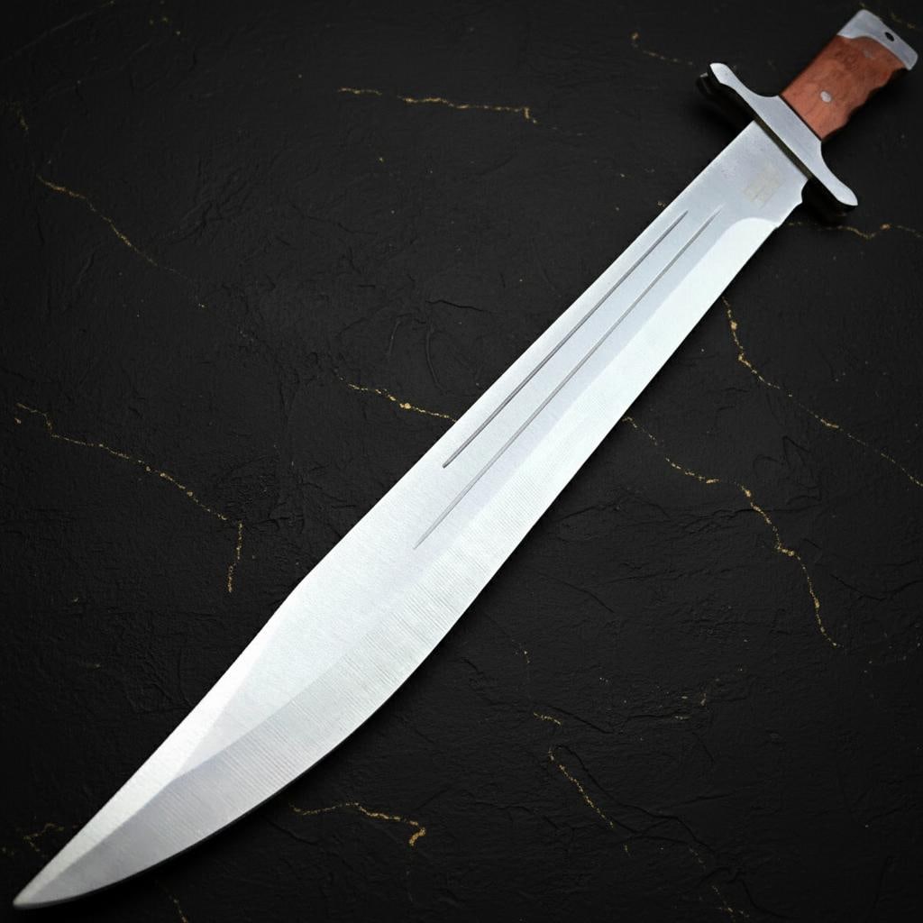 18 Inch Full Tang Combat Machete Knife with Wood Handle Outdoor Hunting Sword & Sheath: Title:18 Inch Full Tang Combat Machete Knife with Wood Handle Outdoor Hunting Sword & Sheath Description:This listing is for a versatile 18 inch full tang machete, designed for various outdoor, huntin