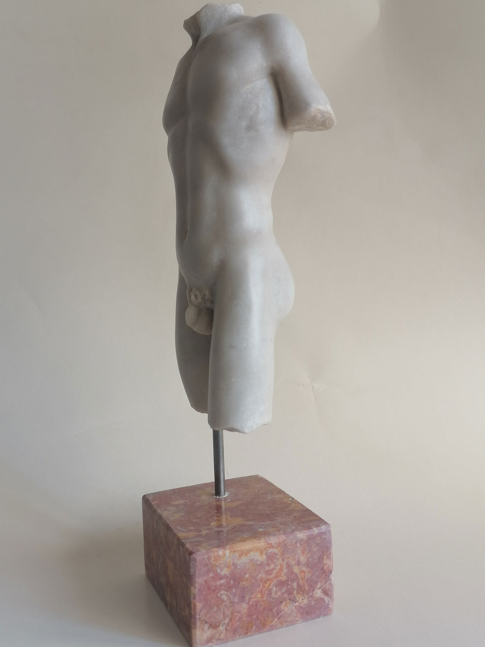 Marble little male torso - 5
