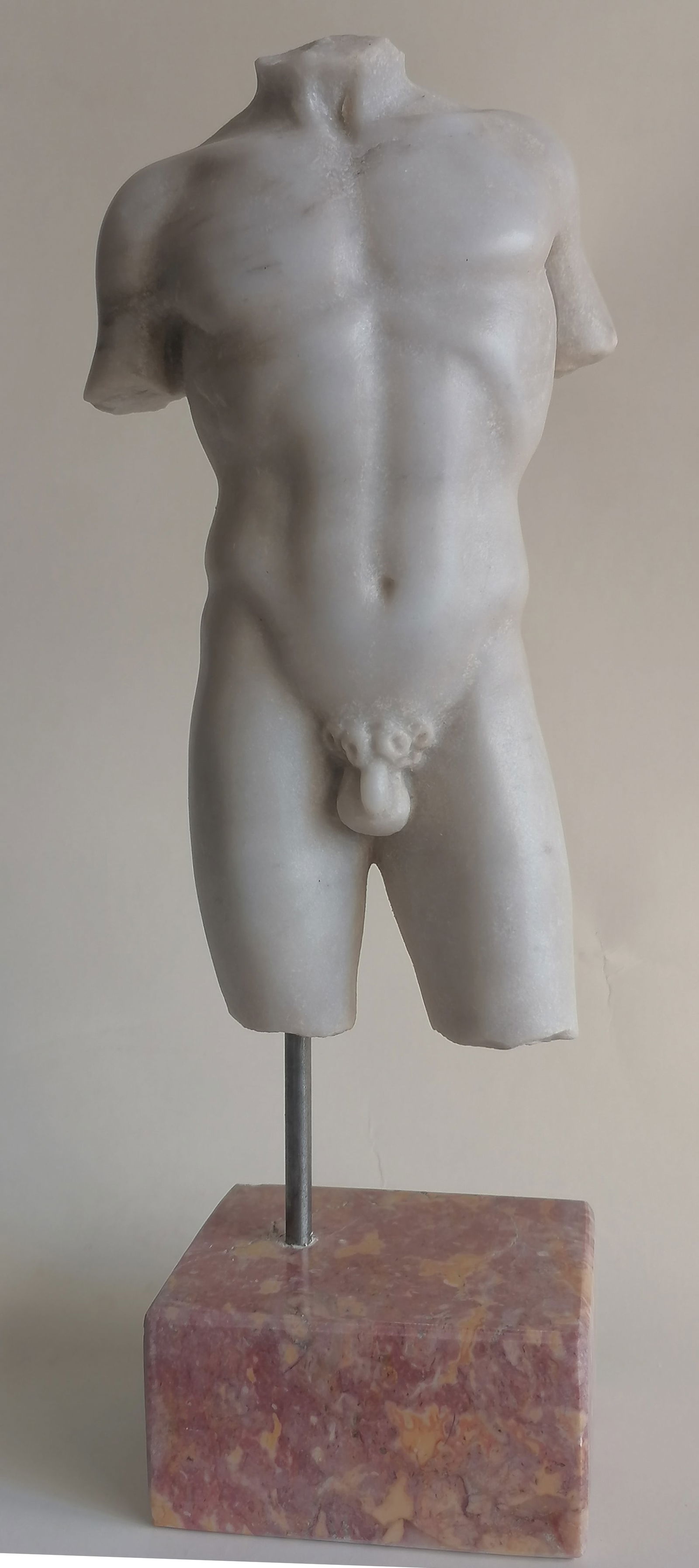 Marble little male torso - 7