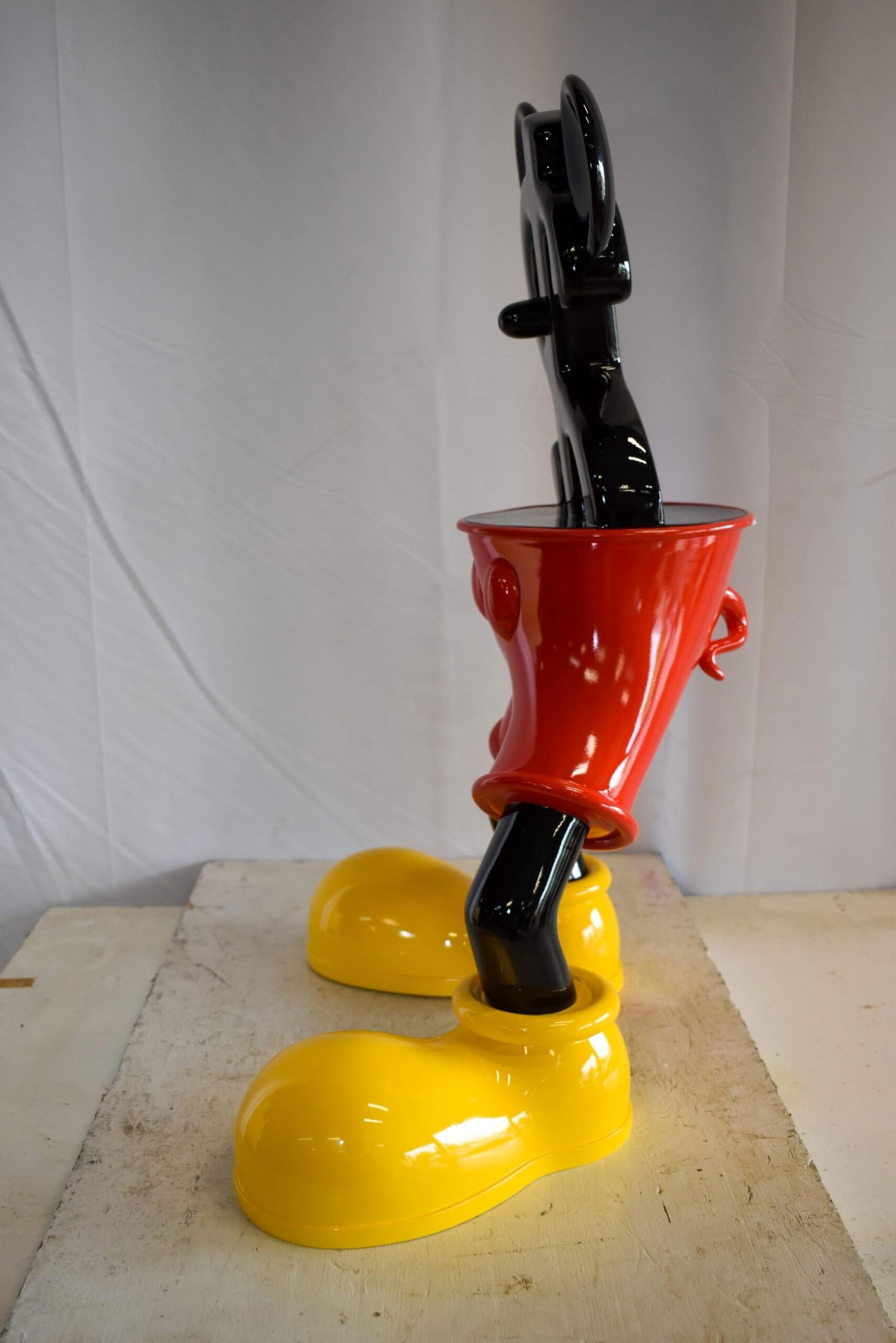 Distinctive and Playful Mickey Themed Dollar Sign Resin Statue 22" x 15" x 29"H - 6