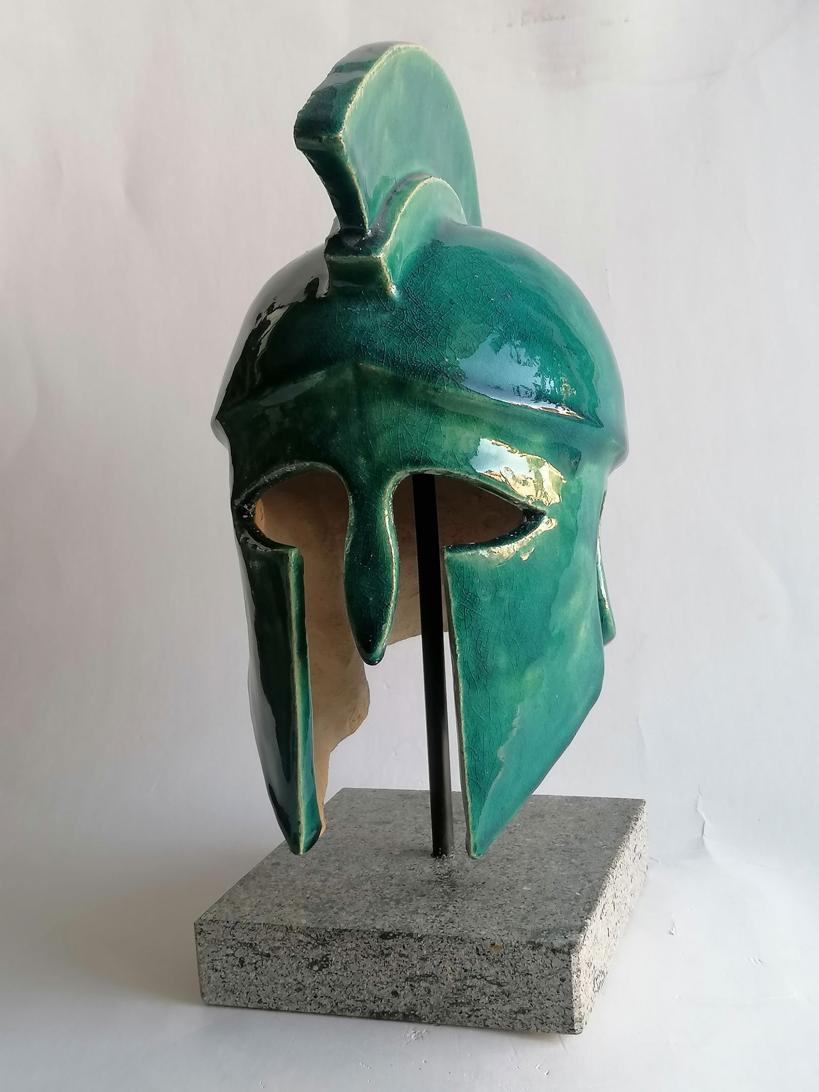 Greek ceramic helmet - 2