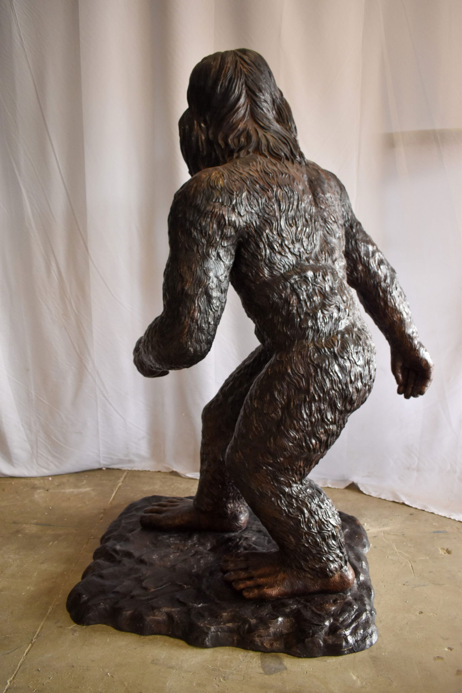 Bigfoot The Legendary Creature, Giant Bronze Statue Replica 42" x 63" x 83"H - 2