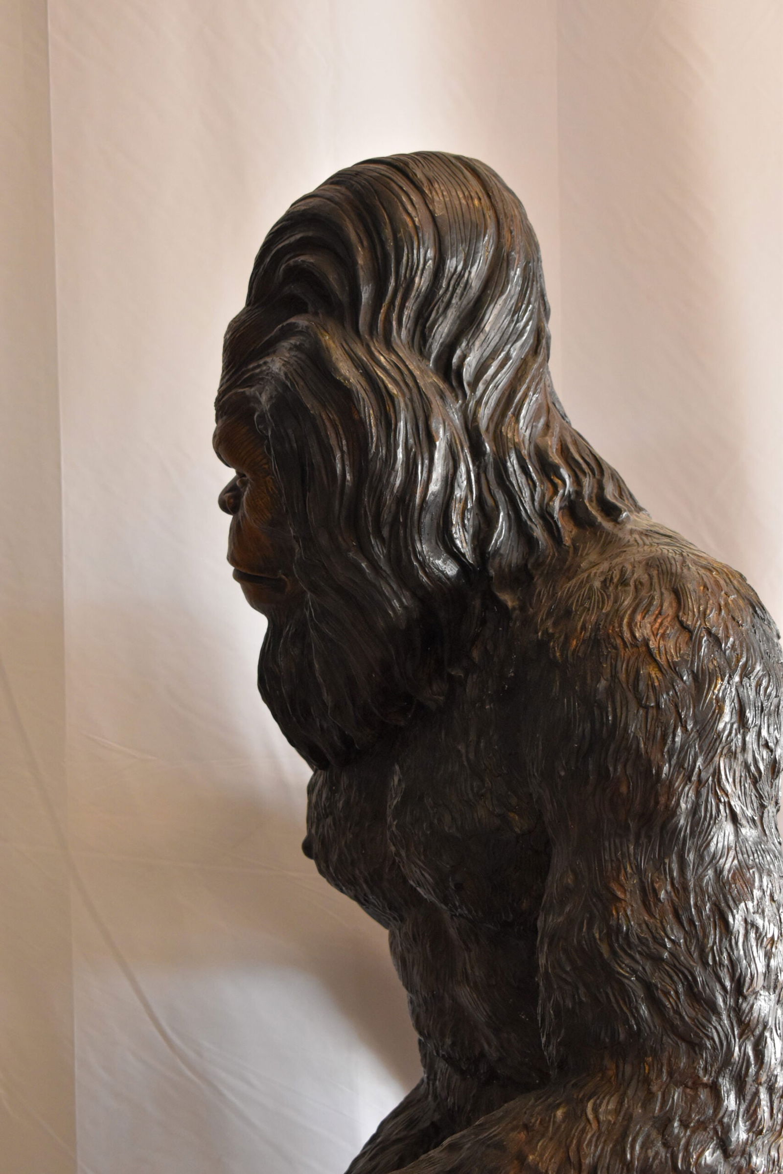 Bigfoot The Legendary Creature, Giant Bronze Statue Replica 42" x 63" x 83"H - 4