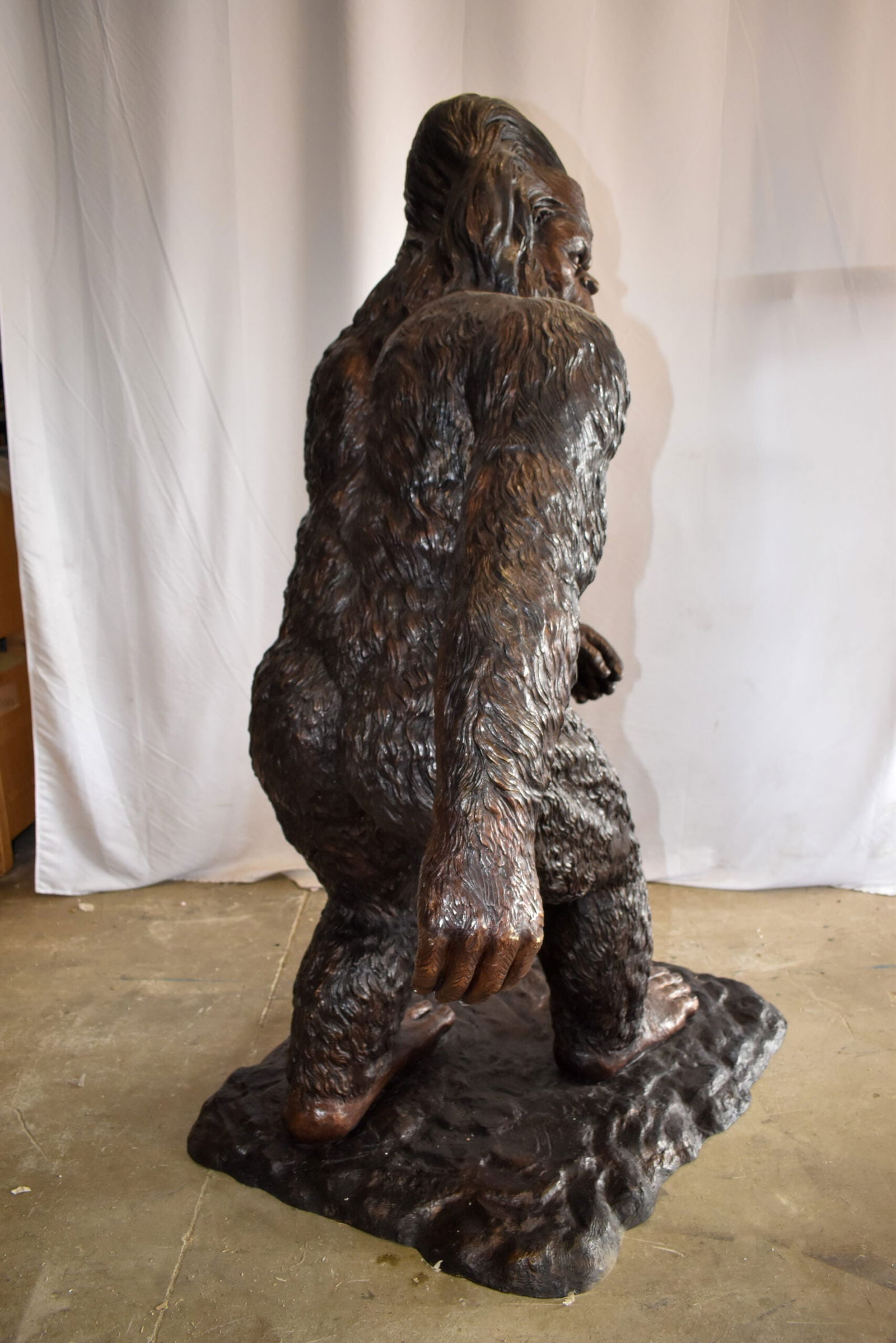Bigfoot The Legendary Creature, Giant Bronze Statue Replica 42" x 63" x 83"H - 7