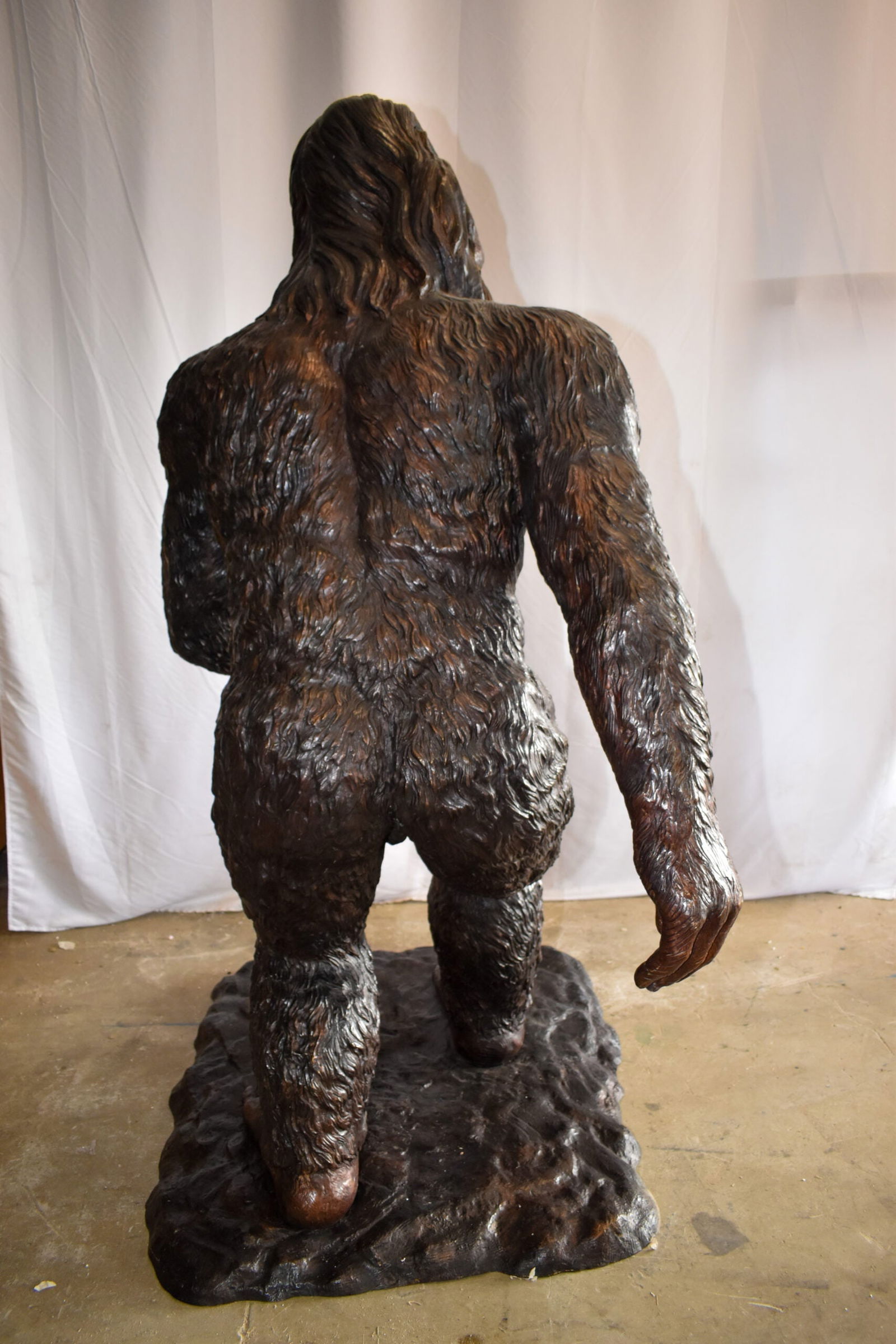 Bigfoot The Legendary Creature, Giant Bronze Statue Replica 42" x 63" x 83"H - 9