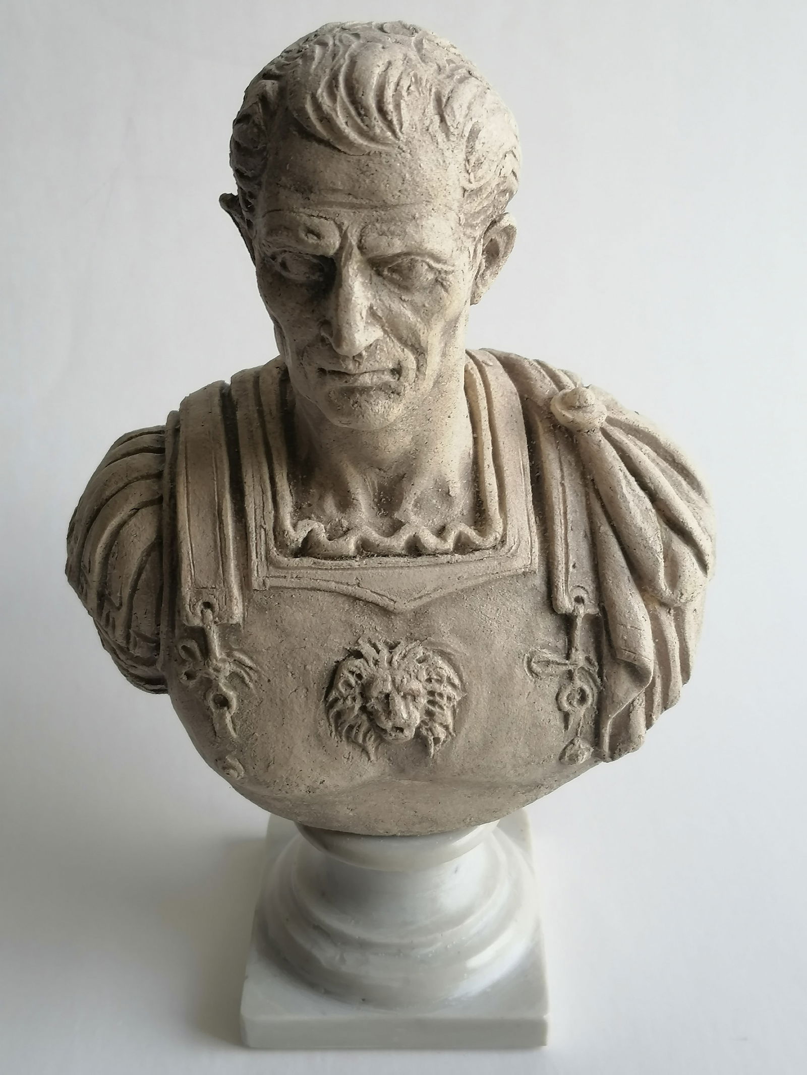 Julius Caesar ceramic bust - 2