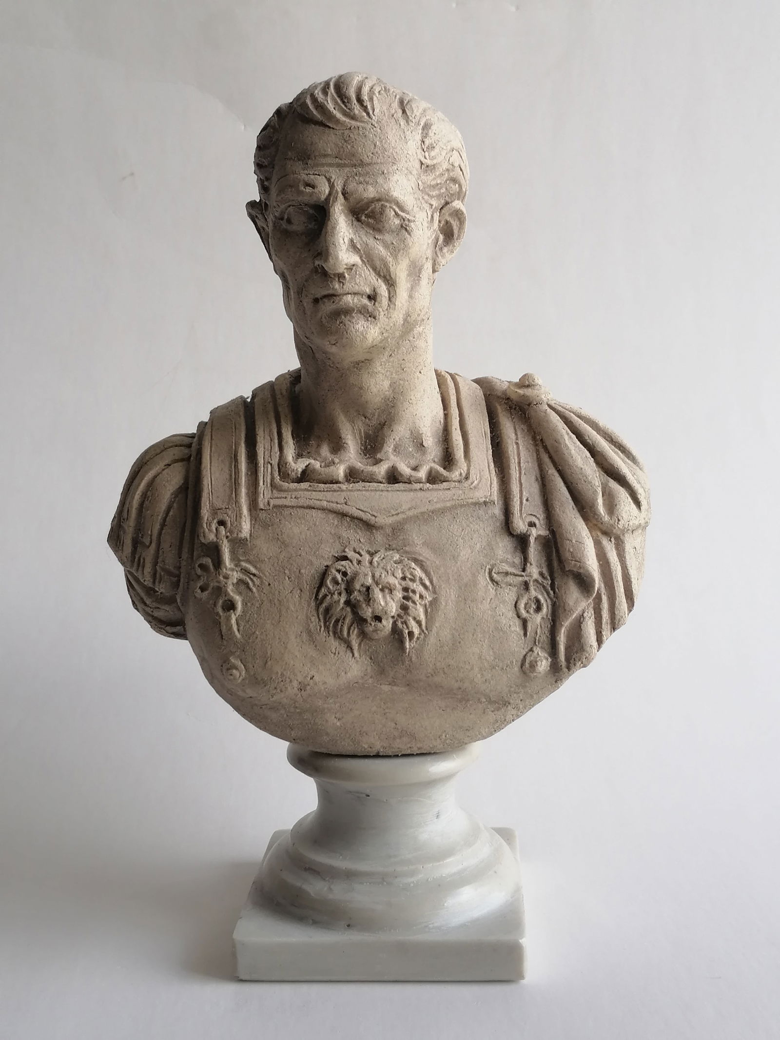 Julius Caesar ceramic bust - 3