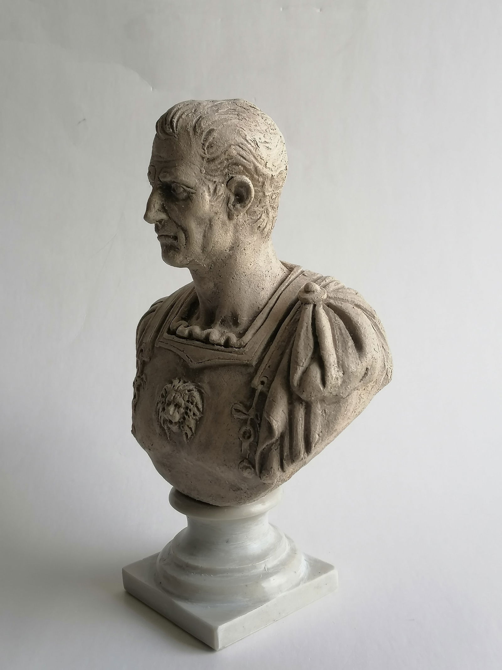 Julius Caesar ceramic bust - 4