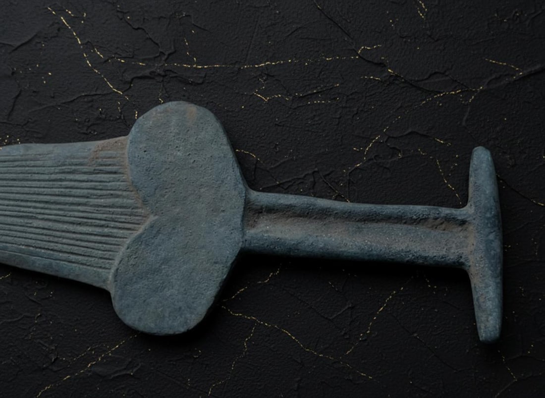 Ancient Scythian Akinak Short Sword Iron Blade Miniature Artifact 5th Century BC - 2