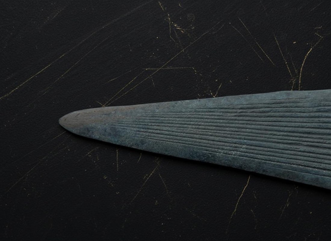 Ancient Scythian Akinak Short Sword Iron Blade Miniature Artifact 5th Century BC - 3