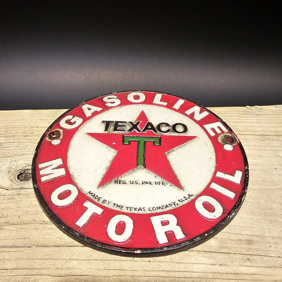 8" Round Metal Sign Plaque - 4