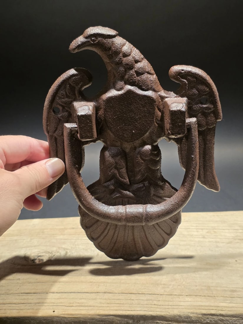 Cast Iron Eagle Door Knocker - 3