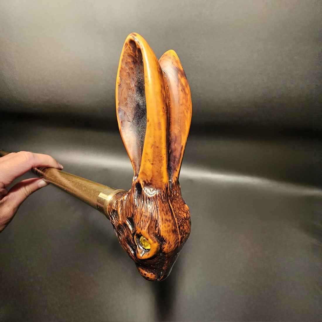 36" Jack Rabbit Walking Stick Cane - 12