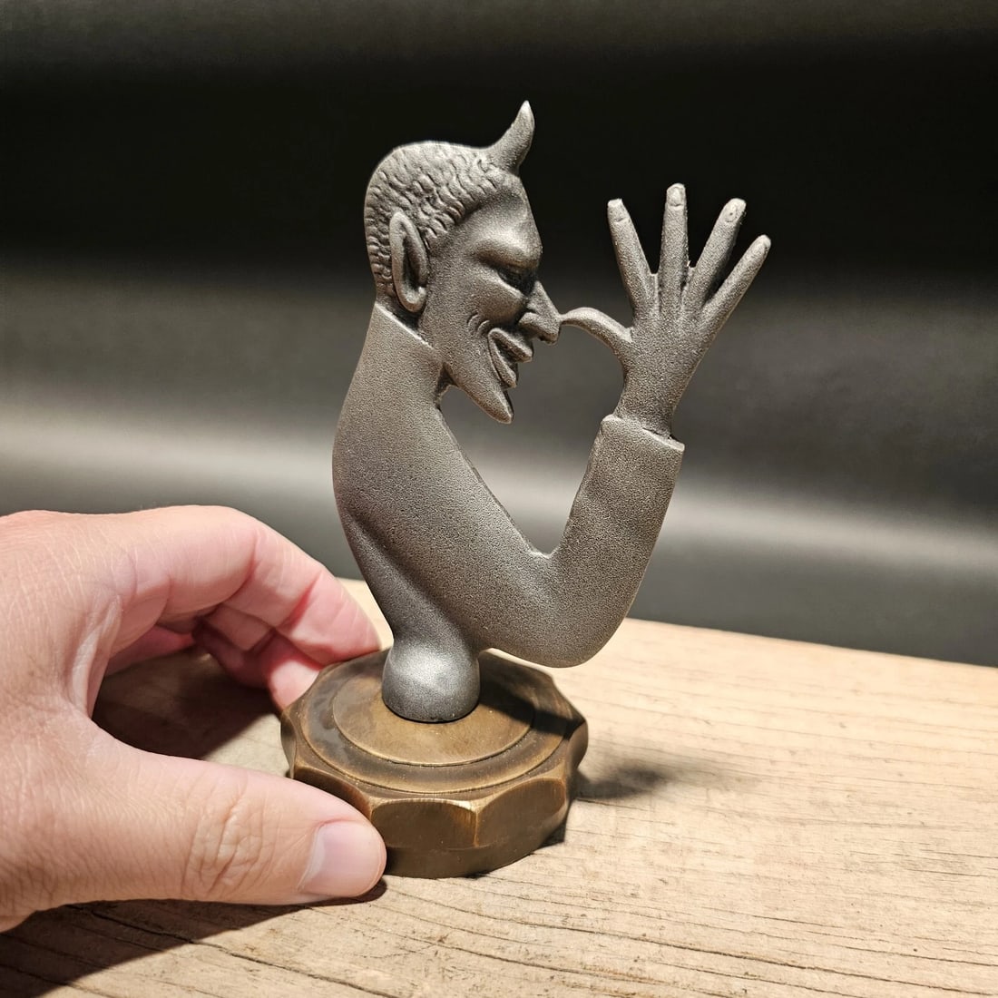 Iron Brass Devil Radiator Cap - 6