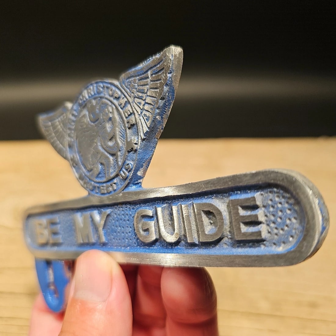 St. Christopher Plate Fob Topper - 4