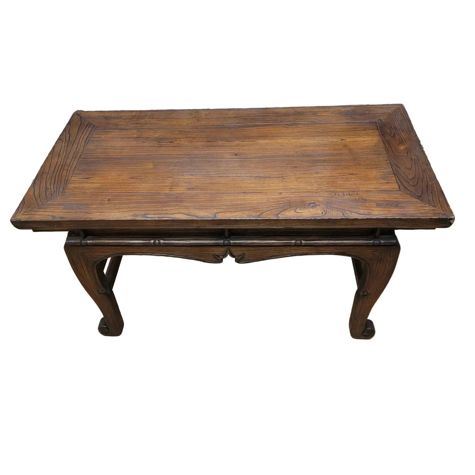 Antique Chinese Elm Coffee Table - 5