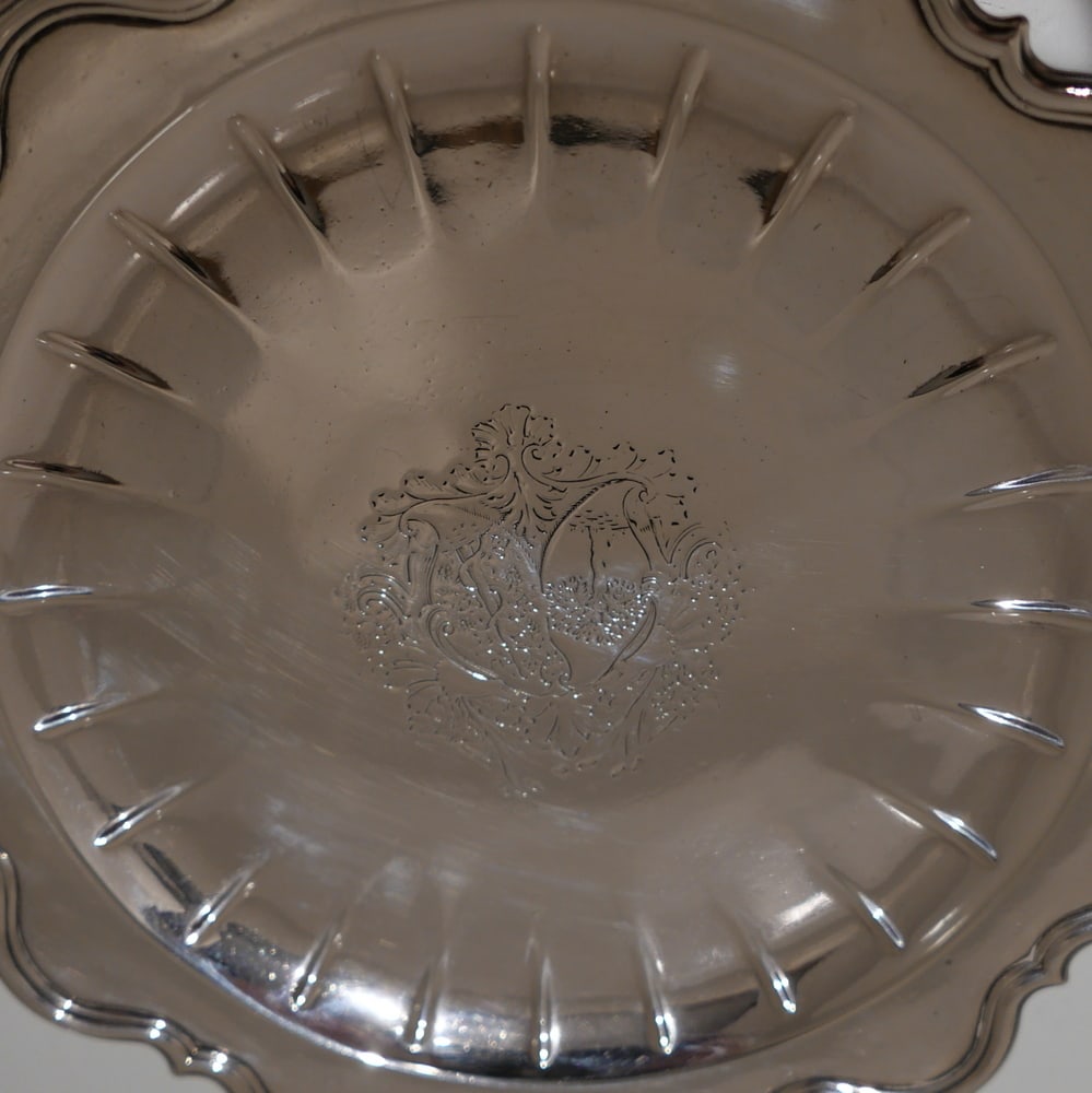 Early 18th Century Antique George I Britannia Silver Footed Salver London 1717 John Corporon - 5