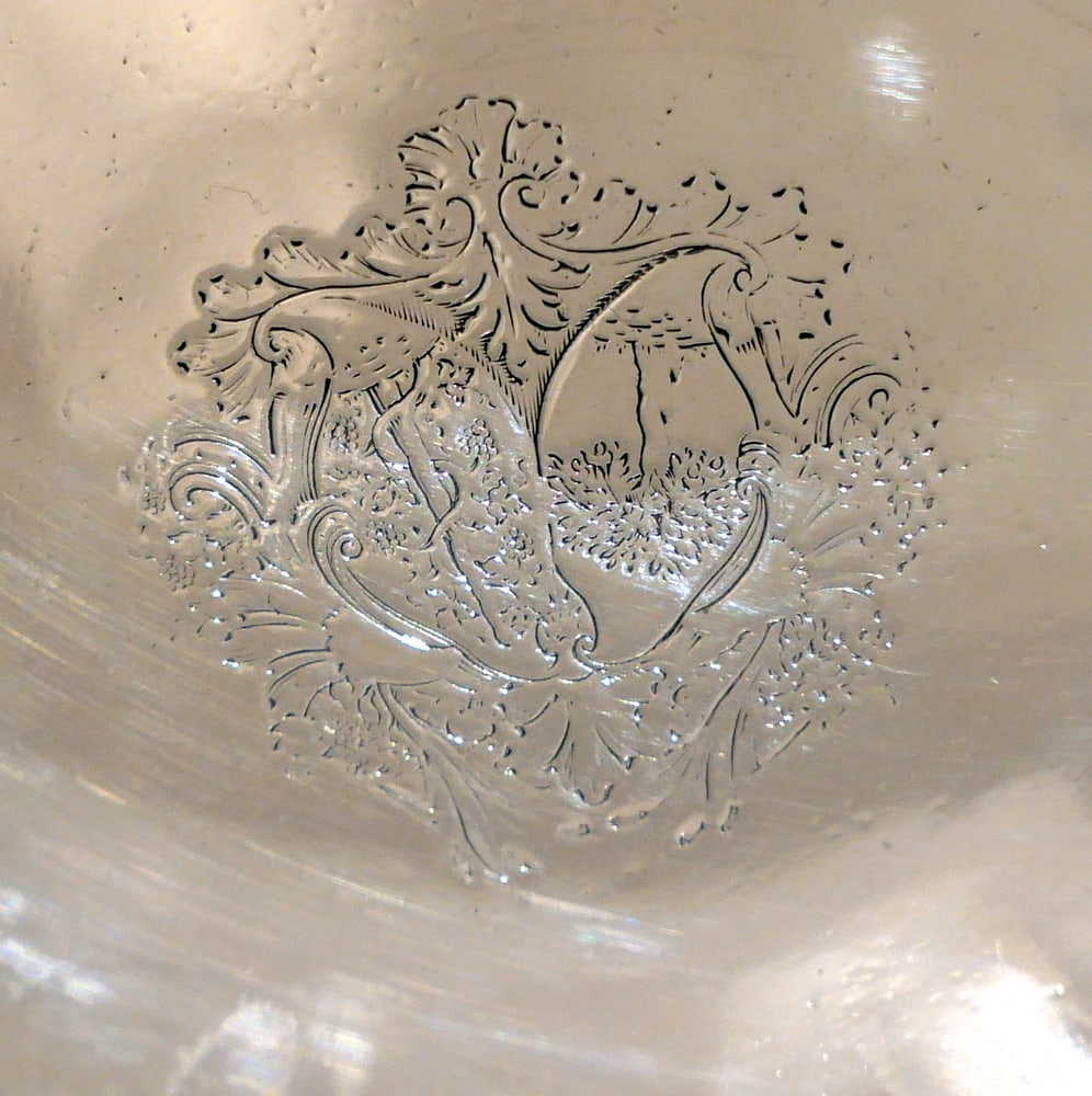 Early 18th Century Antique George I Britannia Silver Footed Salver London 1717 John Corporon - 6