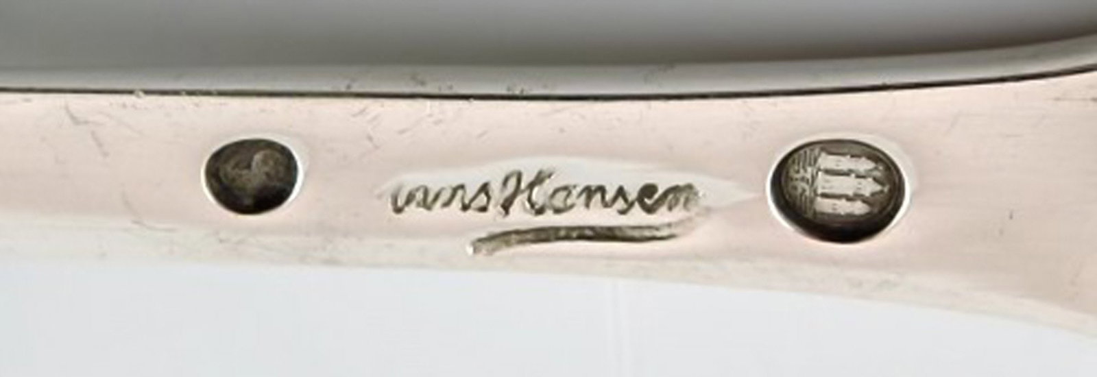 Hans Hansen silverware number 2. Serving spade in silver (830). 1936. - 4