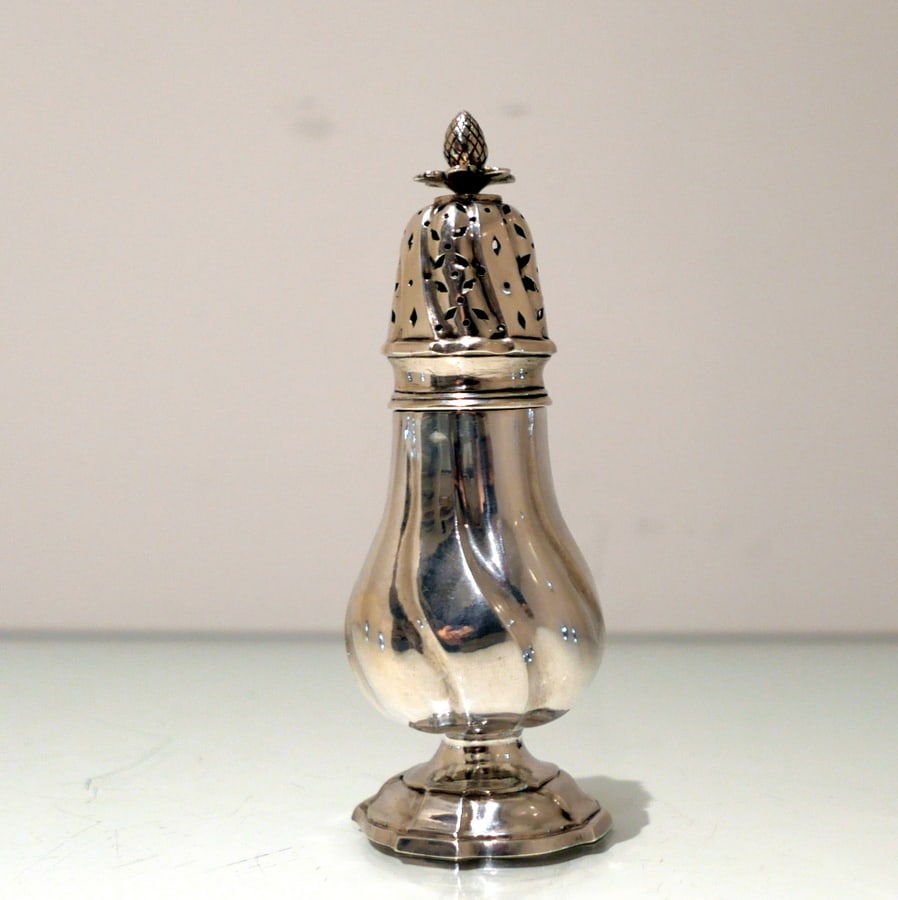 18th Century Dutch Silver Sugar Caster Amsterdam Circa 1760 - 2