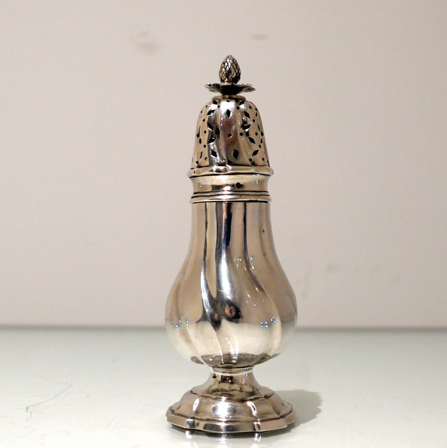 18th Century Dutch Silver Sugar Caster Amsterdam Circa 1760 - 3