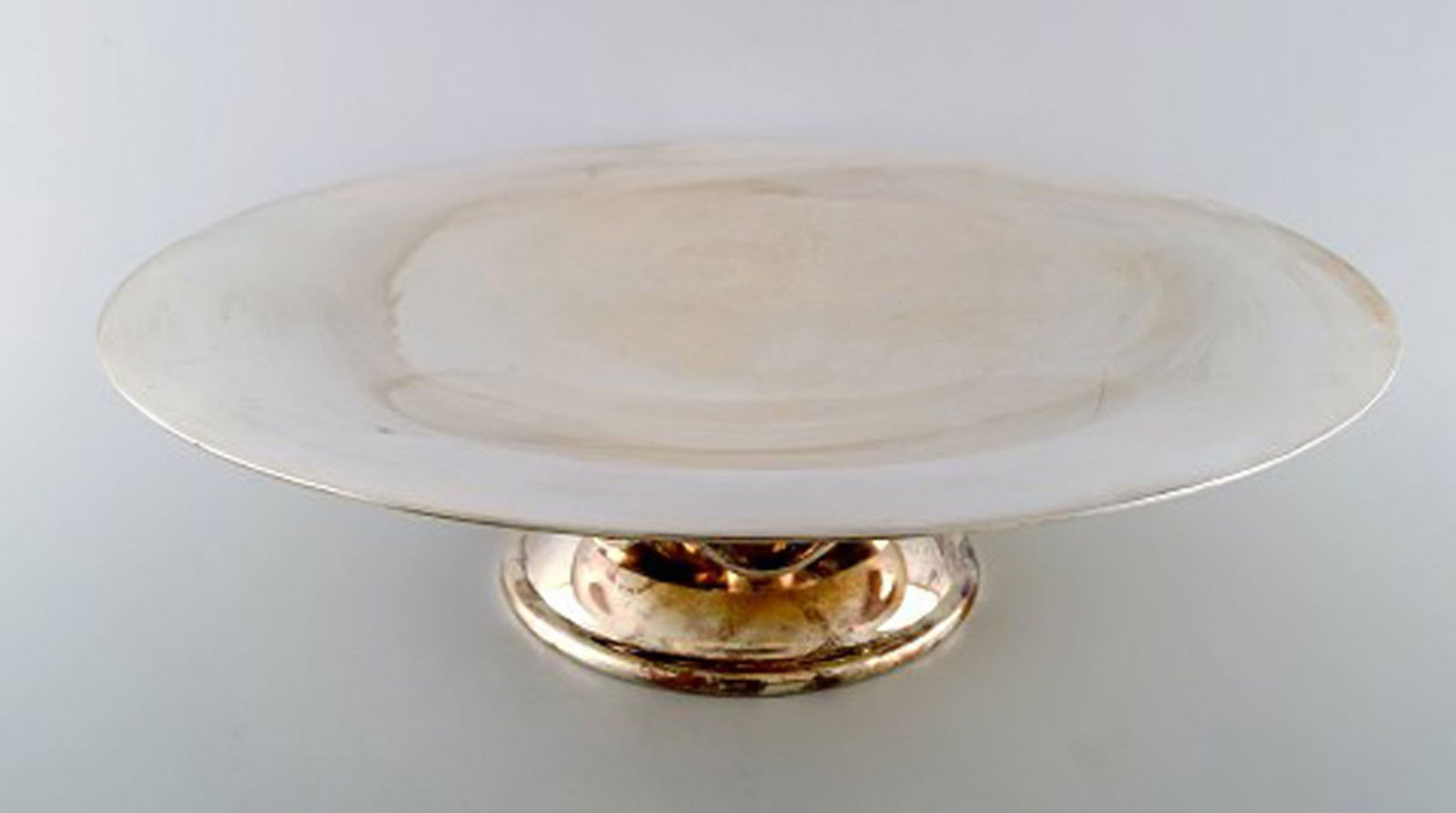Large Art Deco centerpiece, silver plated, designed by Christian Fjerdingstad for Christofle. - 2