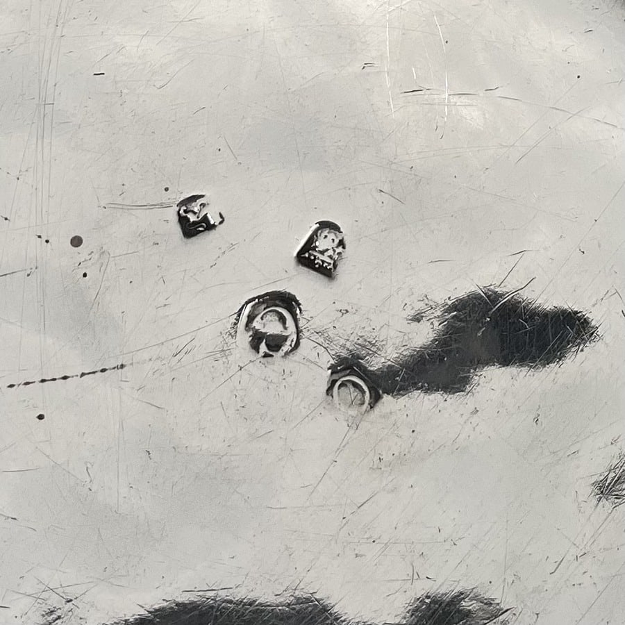 Early 18th Century Antique George II Sterling Silver Large Brandy Pan London 1729 James Gould - 11