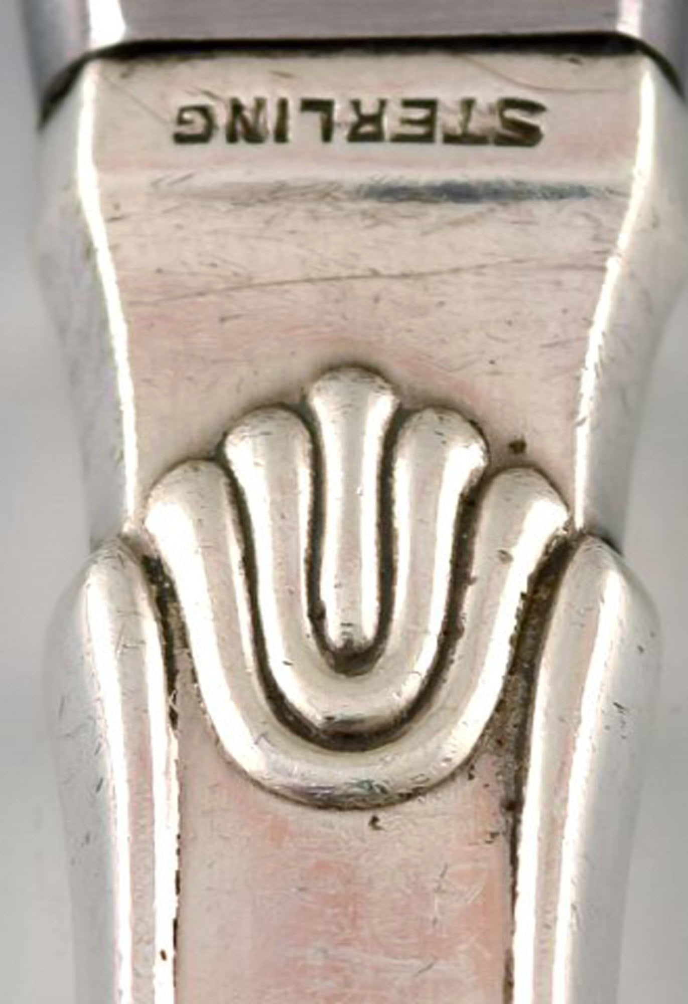 Hans Hansen silverware number 5, dinner knife in sterling silver. - 2