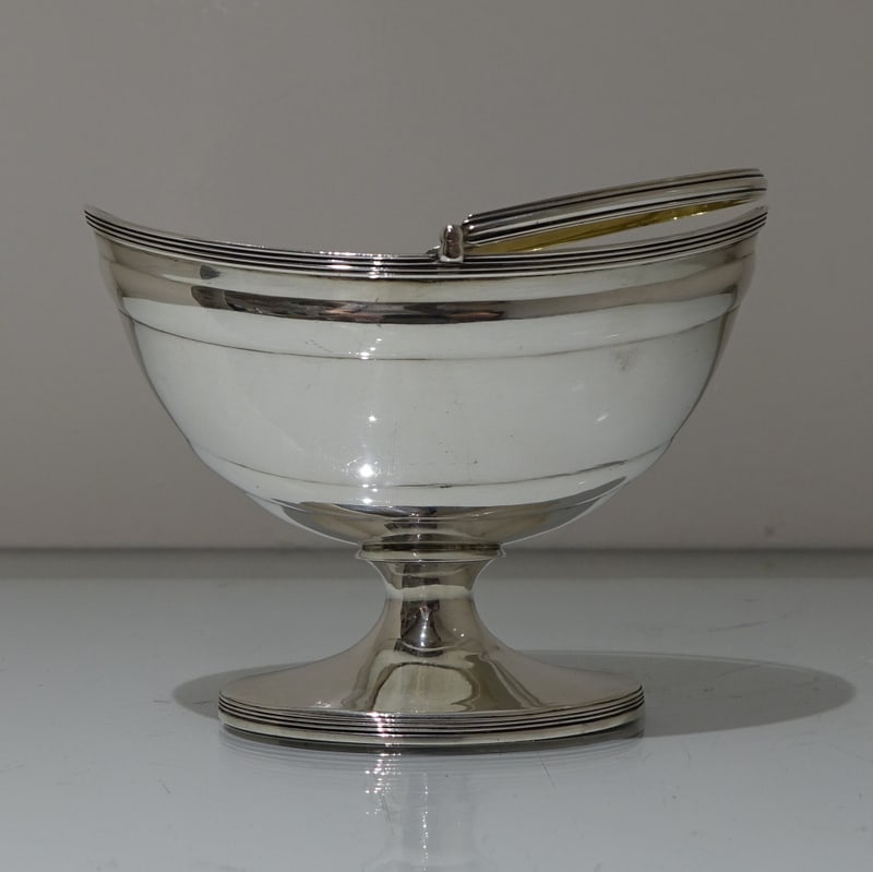 18th Century Antique George III Sterling Silver Sugar Basket London 1797 John Emes - 7