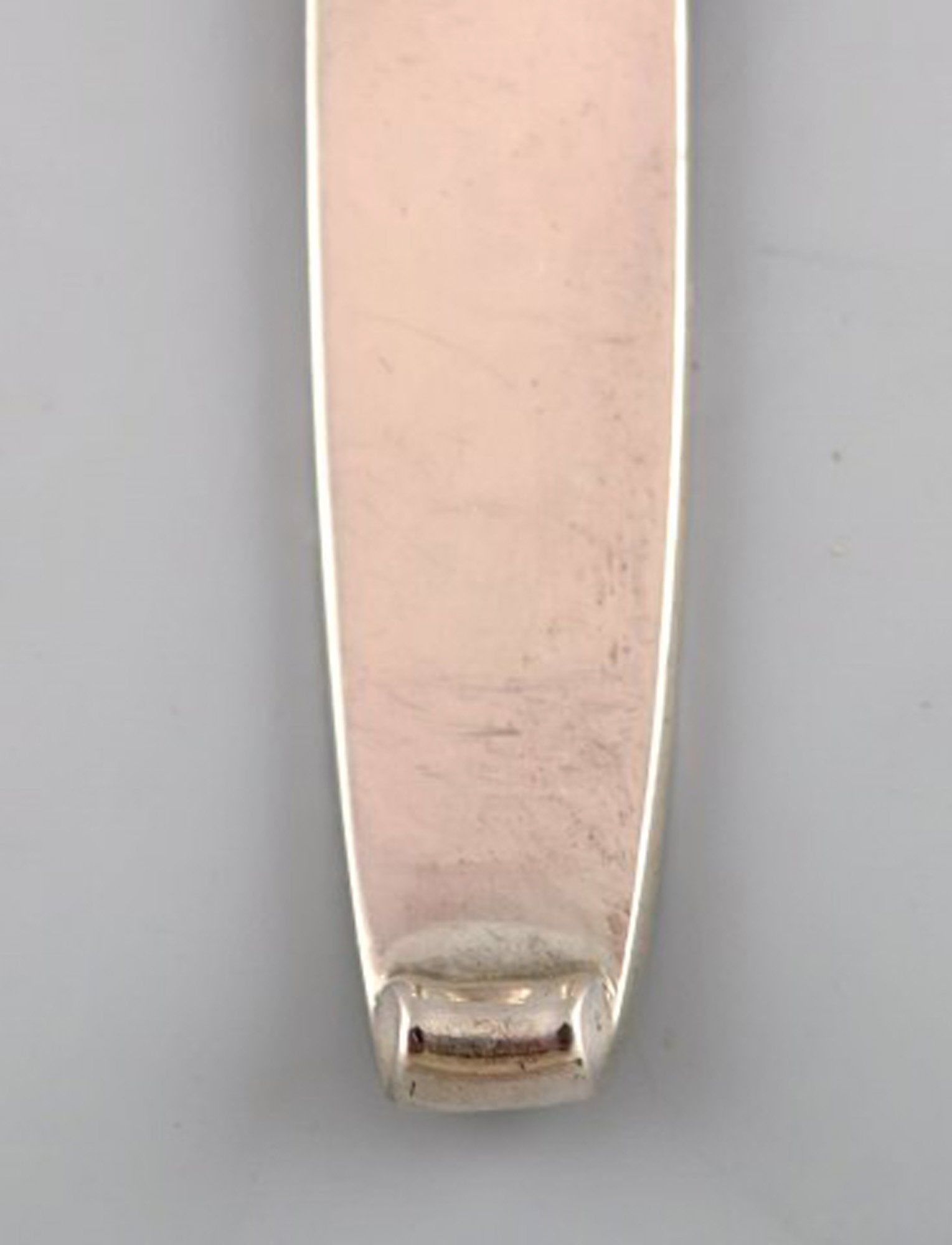 Evald Nielsen no. 29. Sauce spoon in full silver. 1930s. - 3