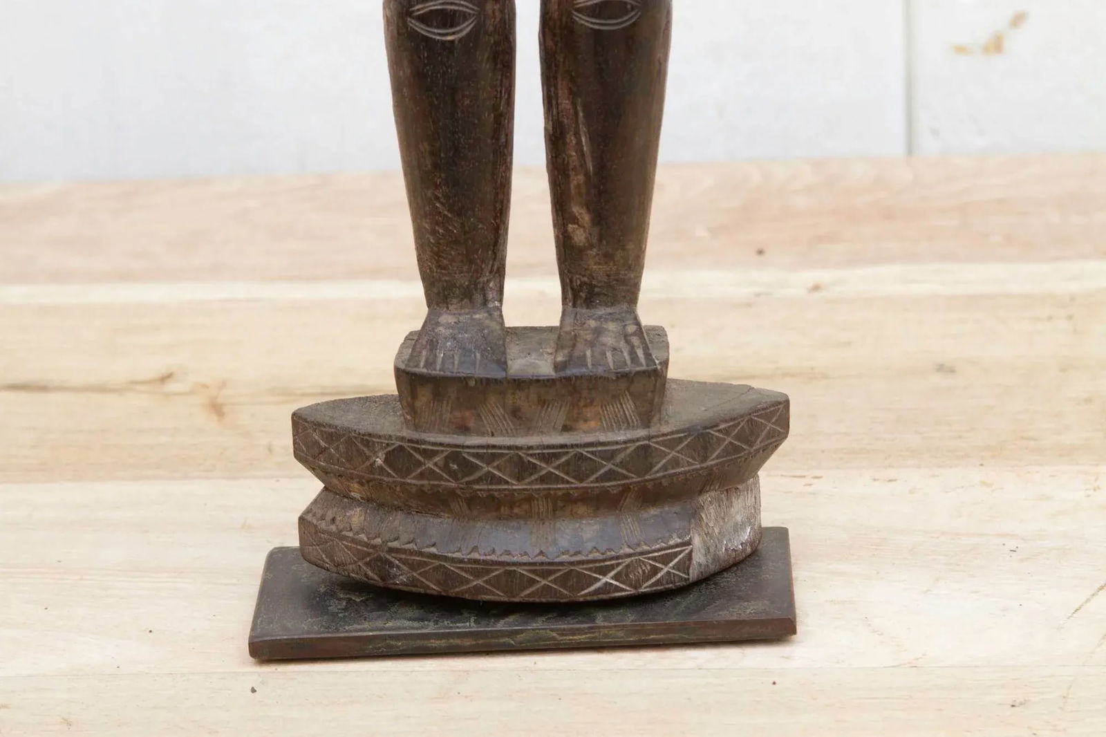 Antique Finely Carved Indian Statue - 10