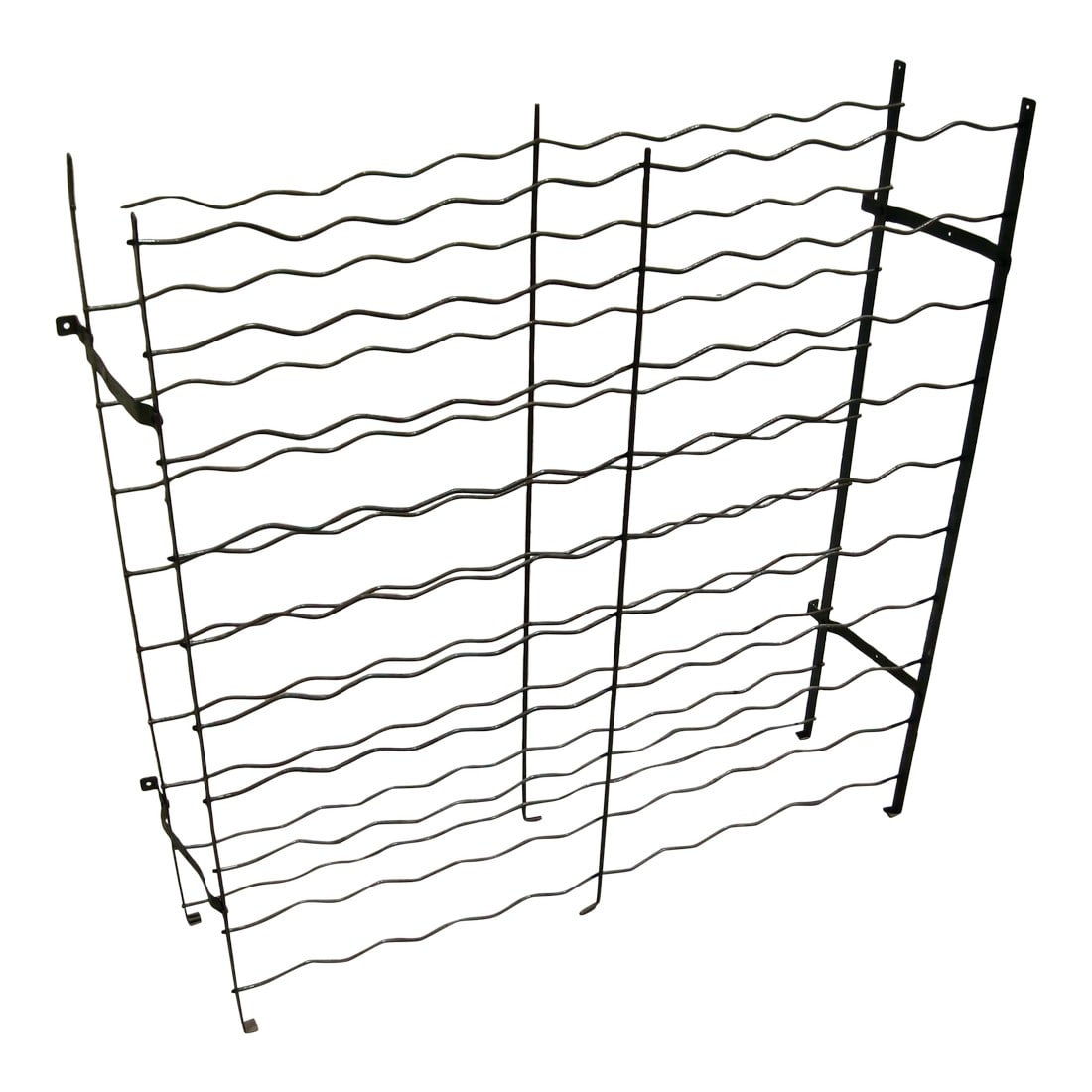 French Country Iron Folding Wine Rack Circa 1920: Wine racks are traditionally in every house in France , and were used in cellar , now people bring them in houses and integrate them in the decor , great for they rustic country look they blend very e