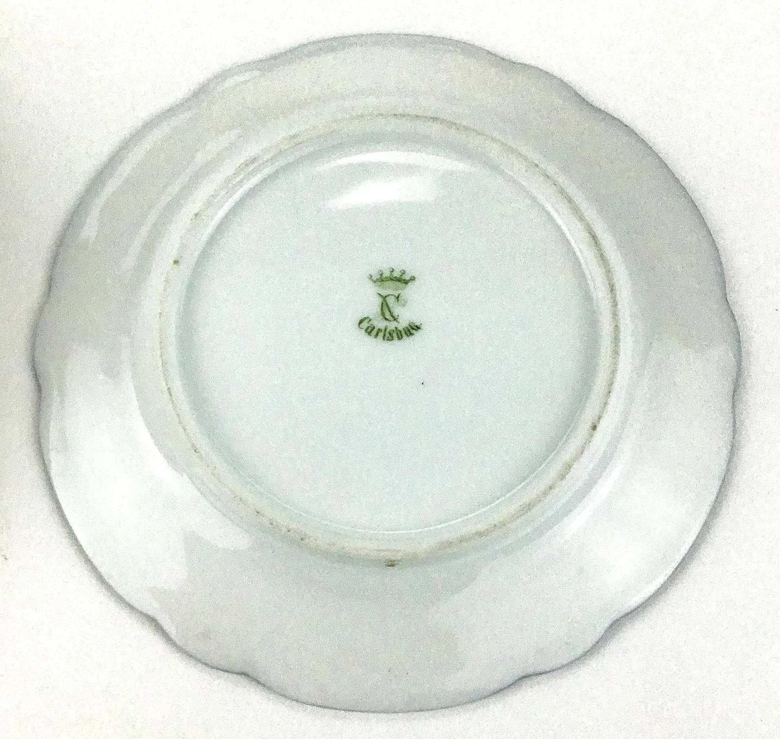 Rare Antique Carlsbad Austrian Plate Set Victorian Ladies Set of 4 - 11