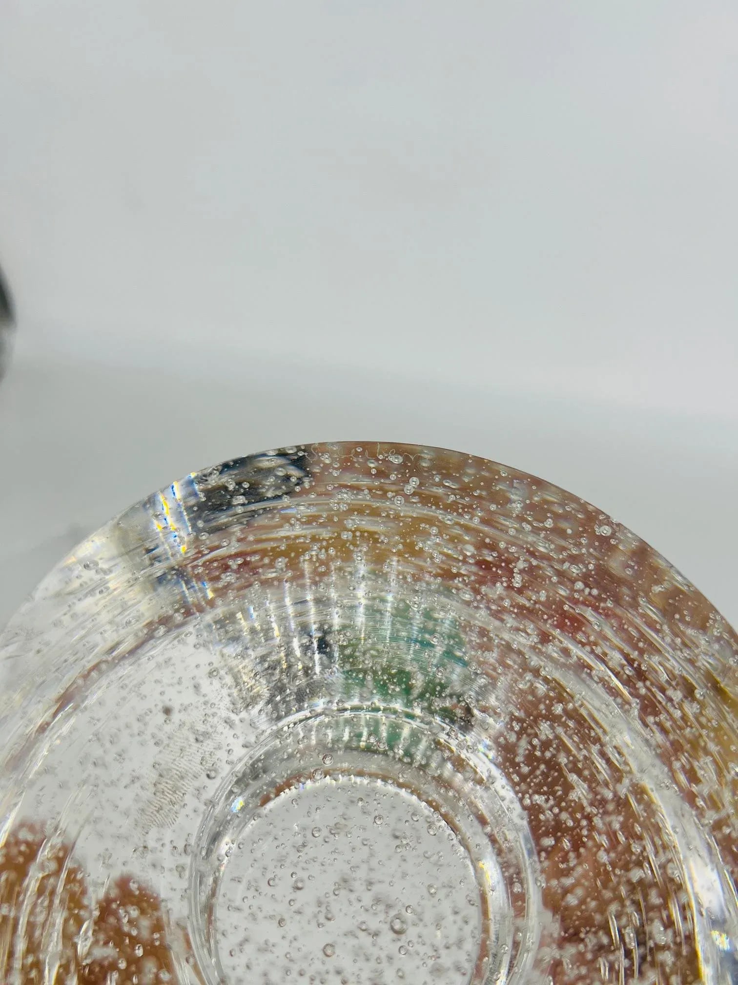 David Dowler for Steuben "Stardust" Pattern Centerpiece Bowl or Tazza Circa 1985 - 6