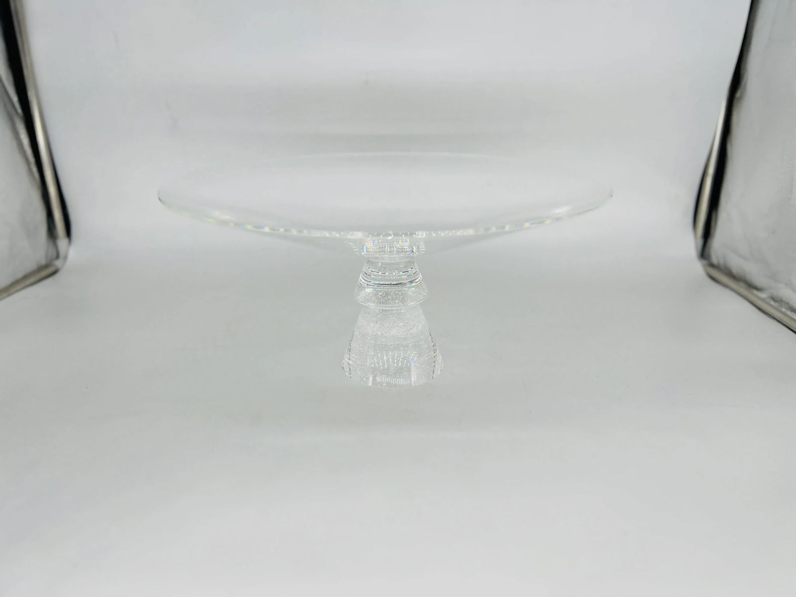 David Dowler for Steuben "Stardust" Pattern Centerpiece Bowl or Tazza Circa 1985 - 7