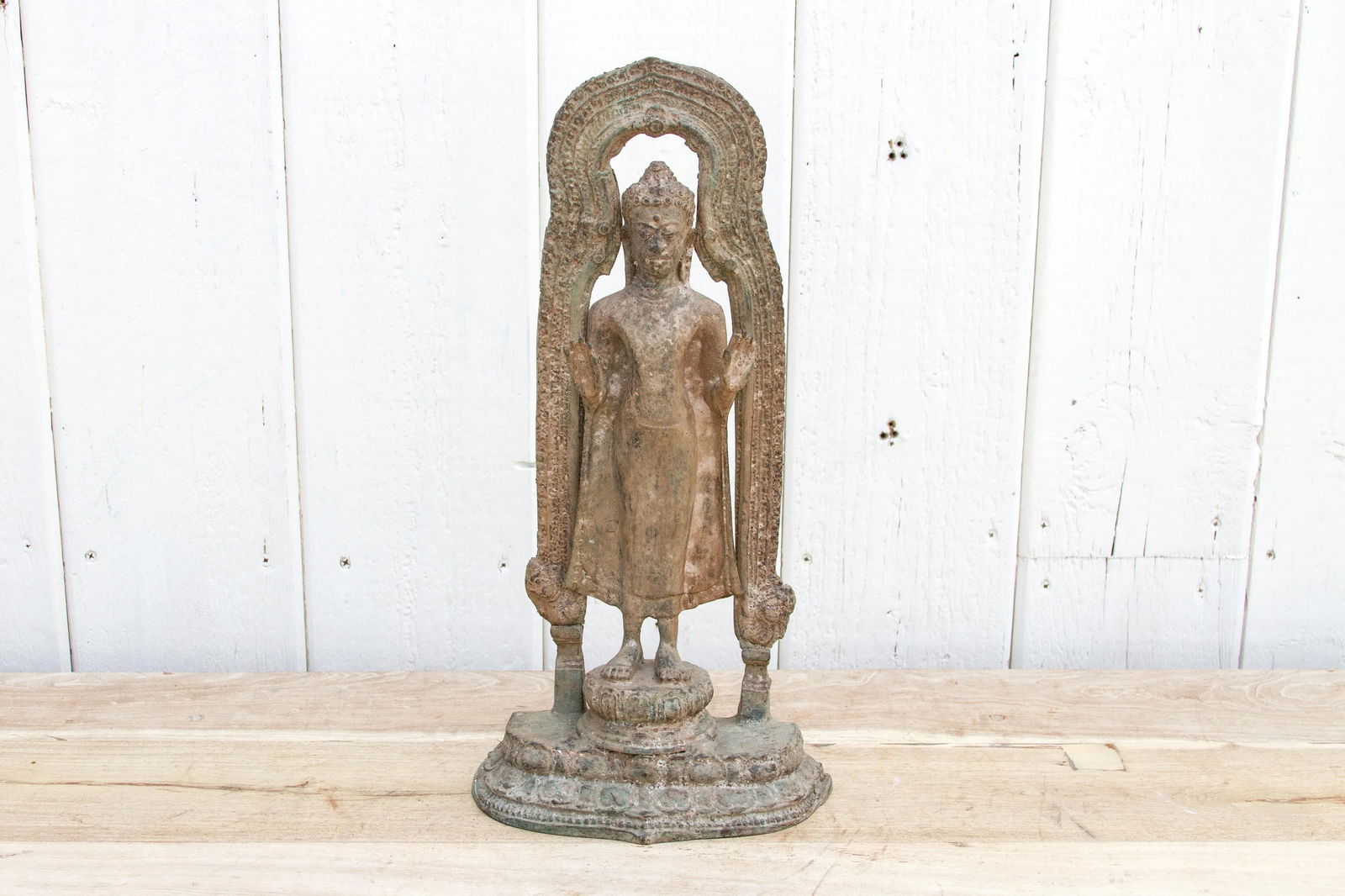 17th Century Bronze Standing Buddha - 3