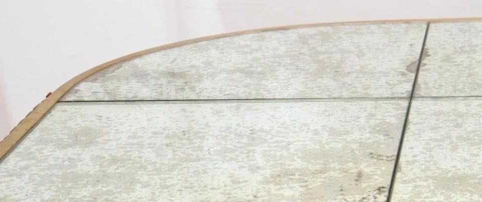 1960s Louis XIV Style Mirrored and Gilt Dining Table by Maison Jansen - 3