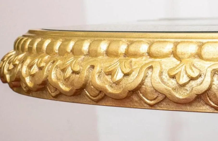 1960s Louis XIV Style Mirrored and Gilt Dining Table by Maison Jansen - 9